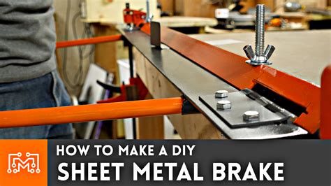 diy sheet metal bending|homemade sheet metal brake.